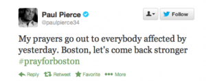 Paul Pierce Tweet
